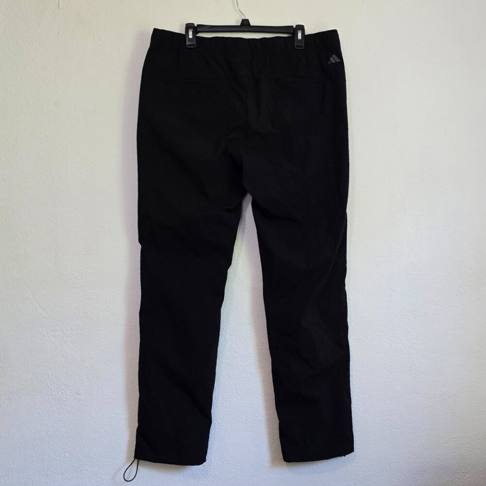 adidas men's black ripstop golf pants